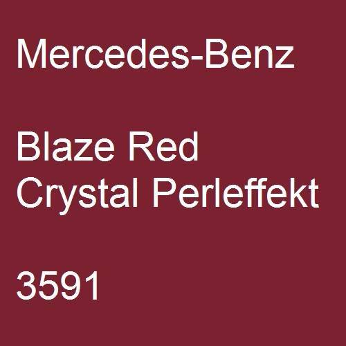 Mercedes-Benz, Blaze Red Crystal Perleffekt, 3591.